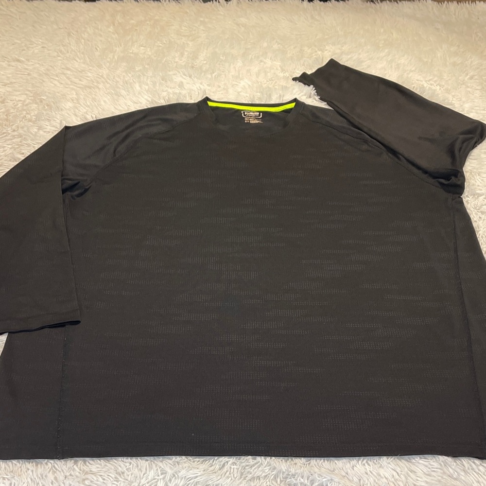 The Foundry Supply Co. Charcoal Long Sleeve Tee MENS SIZE 4XL